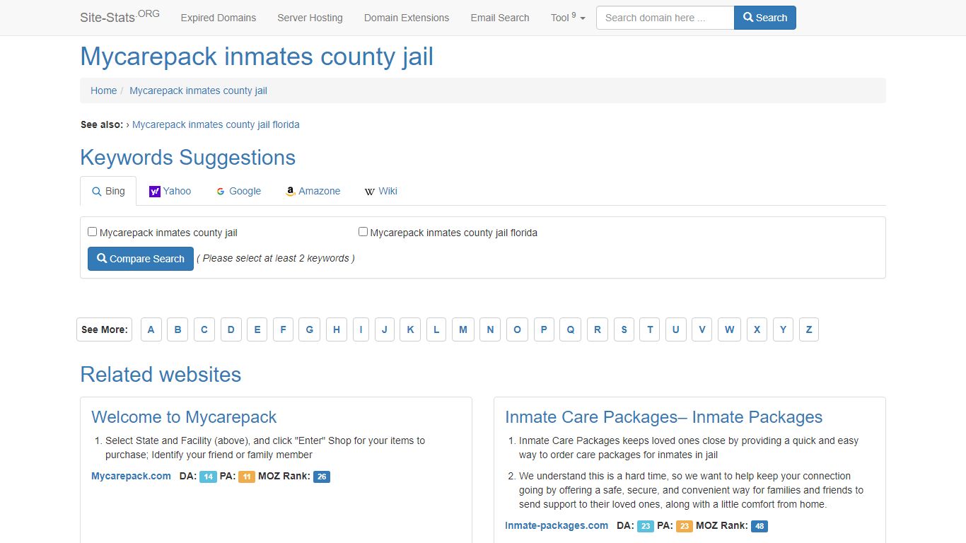 Mycarepack inmates county jail - site-stats.org